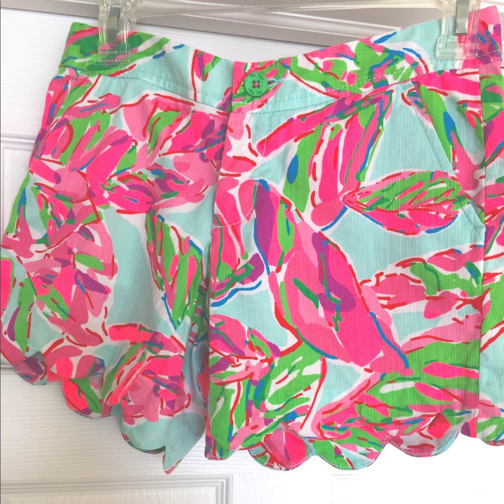 Lily Pulitzer Scalloped Shorts